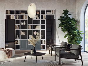 LV726 - Open bookcase - Cabinet by Giessegi