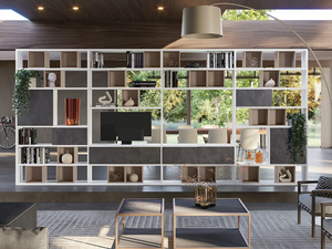 LV730 - Double-sided bookcase - Cabinet by Giessegi