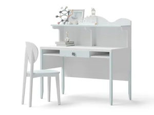 OSCAR - Rectangular wooden Kids writing desk with bookcase - Desk by Giessegi
