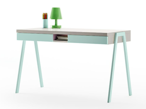 POPPY - Rectangular wooden Kids writing desk with drawers - Desk by Giessegi