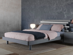 TWIN - Wooden storage bed - Bed frame by Giessegi