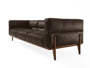 AGO - 3 seater leather sofa - Sofa by Giorgetti