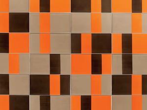 COMPOSIZIONE MANGANESE - Handmade ceramic wall tiles - Wall tile-stone-brick by Giovanni De Maio