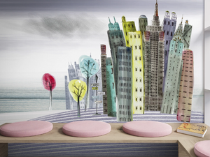 BEYOND THE CITY - Motif wallpaper - Wallpaper by GLAMORA