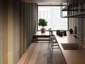 SOHO - Striped GlamFusion™ wallpaper - Wallpaper by GLAMORA