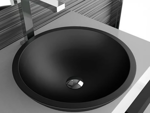 CIRCUS 50 FL - Inset round washbasin - Washbasin by Glass Design