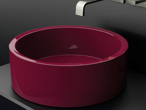 DE COSTE - Countertop stainless steel washbasin - Washbasin by Glass Design