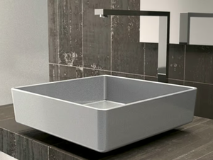 FOUR STARLIGHT - Countertop square single washbasin - Washbasin by Glass Design