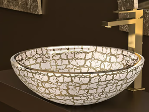 KALAHARI Ø 44 - Countertop round glass washbasin - Washbasin by Glass Design