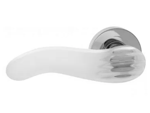 KIARA BRUSHED - Crystal door handle - Finishes accessories by Glass Design