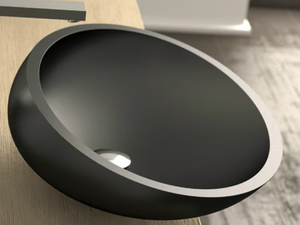 KOOL MAX - Countertop oval Vetro Freddo® washbasin - Washbasin by Glass Design