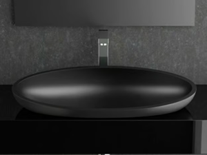 KOOL XL FL - Inset oval washbasin - Washbasin by Glass Design