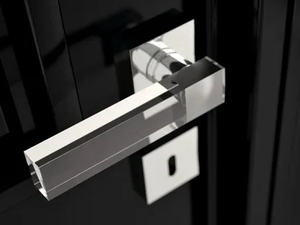 KYMI HOME TRANSPARENT - Crystal door handle - Finishes accessories by Glass Design
