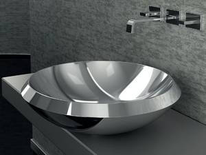 MITO - Countertop stainless steel washbasin - Washbasin by Glass Design