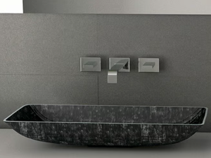 NEK - Countertop rectangular washbasin - Washbasin by Glass Design