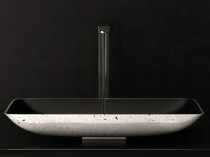 NEK LUX - Countertop rectangular washbasin - Washbasin by Glass Design