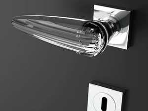 OKA HOME TRANSPARENT - Crystal door handle - Finishes accessories by Glass Design