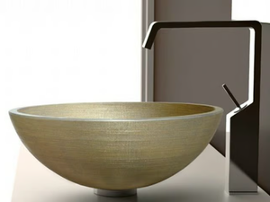 VENICE Ø 40 - Countertop round glass washbasin - Washbasin by Glass Design