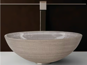 VENICE Ø 44 - Countertop round glass washbasin - Washbasin by Glass Design