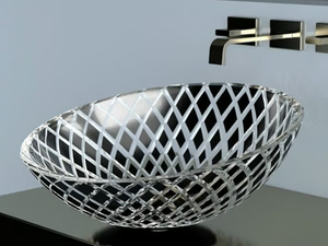 XENI - Countertop single glass washbasin - Washbasin by Glass Design