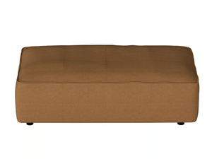 BUTTER SOFT - Rectangular fabric pouf - Pouf by grado design