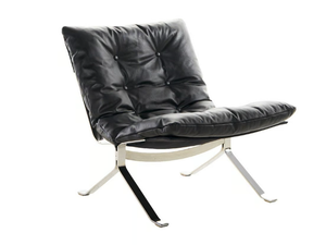 OMELETTE - Upholstered tufted leather easy chair - Armchair by grado design