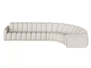 SALAMI - Curved 6 seater fabric sofa - Sofa by grado design