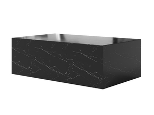 SUGAR CUBES - Low rectangular wood veneer coffee table - Coffee table by grado design