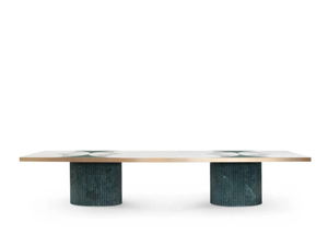 BILOBA - Rectangular marble table - Table by Greenapple