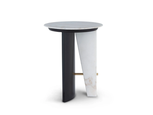 FOICE - Calacatta marble high side table - Coffee table by Greenapple