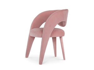 LAURENCE - Velvet chair with armrests - Chair by Greenapple