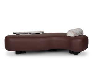 MINHO - Upholstered leather day bed - Sofa by Greenapple