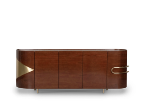 OLIVAL - Oak sideboard with granite top - Cabinet by Greenapple