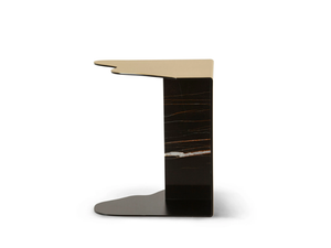 RAW - Metal and marble side table - Coffee table by Greenapple