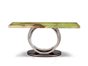 TURIM - Rectangular with light onyx console table - Console by Greenapple