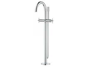 ATRIO - Floor standing bathtub tap with swivel spout with hand shower - Tap by Grohe