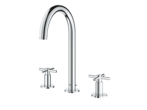 ATRIO - SIZE M - 3 hole washbasin tap with individual rosettes - Tap by Grohe