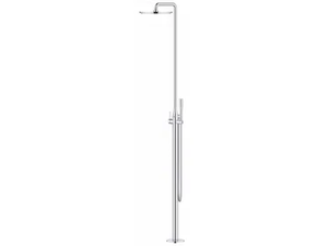 ESSENCE NEW - Floor standing shower panel with overhead shower - Shower panel by Grohe
