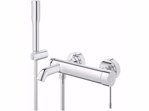 ESSENCE NEW - Wall-mounted bathtub mixer with hand shower - Tap by Grohe