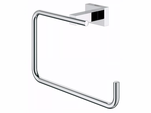 ESSENTIALS CUBE - Metal towel ring - Sanitary accessories by Grohe