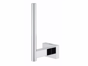 ESSENTIALS CUBE - Spare metal toilet roll holder - Toilet seat by Grohe