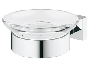 ESSENTIALS CUBE - Wall-mounted soap dish - Sanitary accessories by Grohe