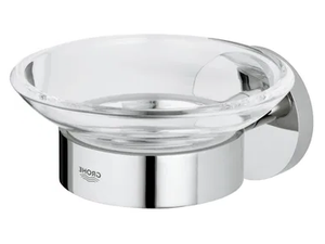 ESSENTIALS - Wall-mounted glass soap dish - Sanitary accessories by Grohe