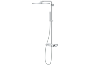 EUPHORIA SMARTCONTROL SYSTEM 310 CUBE - Wall-mounted thermostatic shower panel - Shower panel by Grohe