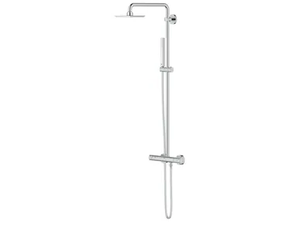 EUPHORIA SYSTEM 150 - Wall-mounted thermostatic shower panel with overhead shower - Shower panel by Grohe