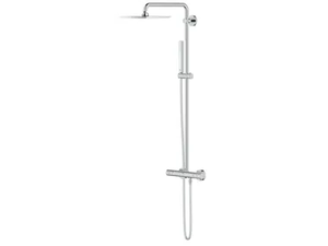 EUPHORIA SYSTEM 230 - Wall-mounted thermostatic shower panel with overhead shower - Shower panel by Grohe