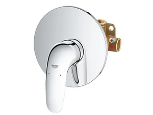 EUROSTYLE NEW - Single handle shower mixer with plate - Shower by Grohe