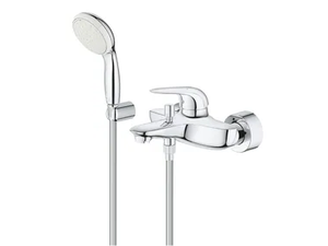 EUROSTYLE NEW - Wall-mounted bathtub mixer with hand shower - Tap by Grohe
