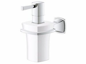 GRANDERA™ - Wall-mounted ceramic Bathroom soap dispenser - Sanitary accessories by Grohe