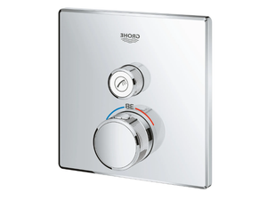 GROHTHERM SMARTCONTROL - Recessed shower mixer with plate - Shower by Grohe
